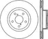 StopTech Power Slot 09-10 Subaru Impreza CRYO Front Left Slotted Rotor