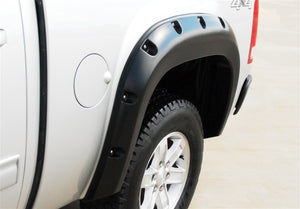 Lund 07-13 GMC Sierra 1500 RX-Rivet Style Textured Elite Series Fender Flares - Black (2 Pc.)