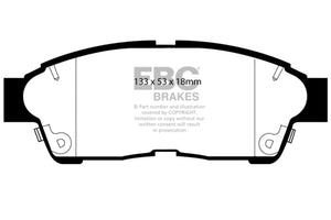 EBC 96-2000 Toyota Rav4 2.0L Ultimax2 Front Brake Pads