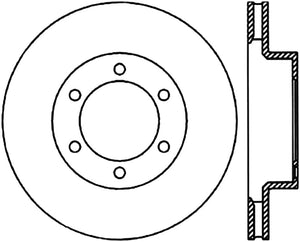 StopTech Front Left Cryo Slotted Sport Brake Rotor 03-09 Toyota 4Runner