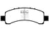 EBC 02 Cadillac Escalade 5.3 (Akebono rear caliper) Extra Duty Rear Brake Pads