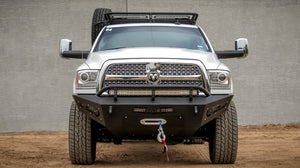 Addictive Desert Designs 10-18 Dodge RAM 2500 HoneyBadger Front Bumper w/ Winch Mount