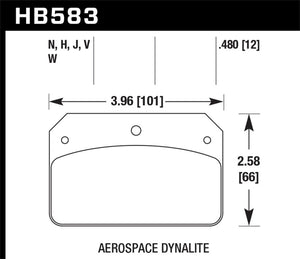 Hawk Ferro-Carbon Black Powder Coat HPS Street Brake Pads - 12mm Pad Thickness