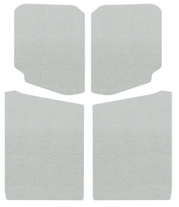 DEI 18-23 Jeep Wrangler JL 2-Door Boom Mat Headliner - 5 Piece - White