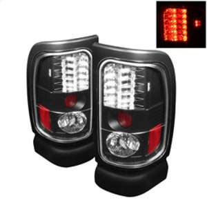 Spyder Dodge Ram 1500 94-01/Ram 2500/3500 94-02 LED Tail Lights Black ALT-YD-DRAM94-LED-BK