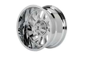 RBP 65R Glock 22x12 6x135/139.7 BP / 4.75 BS -44mm Offset 87mm CB (Hub Centric) Chrome Wheel