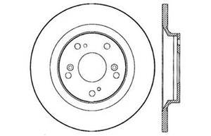 StopTech 00-09 Honda S2000 Drilled Right Rear Rotor