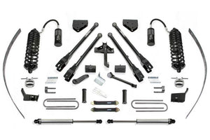 Fabtech 11-16 Ford F250 4WD w/o Factory Overload 8in 4Link Sys w/4.0 R/R & 2.25