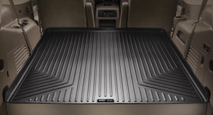 Husky Liners 13 Hyundai Santa Fe (Fits 3rd Row Seating Models ONLY) Weatherbeater Black Cargo Liner