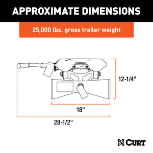 Curt A25 5th Wheel Hitch Head