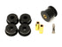 BMR 10-15 5th Gen Camaro Street Version Differential Mount Bushing Kit (Poly) - Black