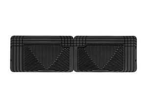 WeatherTech 96 GMC Rally Van Rear Rubber Mats - Black