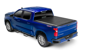 Lund 07-14 Toyota Tundra (8ft. Bed) Genesis Roll Up Tonneau Cover - Black