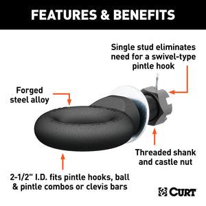 Curt Lunette Eye (15000lbs 2-1/2in I.D.)