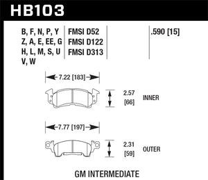 Hawk LTS Street Brake Pads