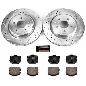 Power Stop 06-13 Chevrolet Corvette Rear Z23 Evolution Sport Brake Kit