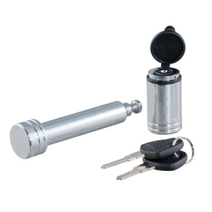 Curt 5/8in Hitch Lock (2in Receiver Barbell Chrome)