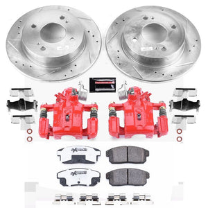 Power Stop 01-02 Infiniti G20 Rear Z26 Street Warrior Brake Kit w/Calipers