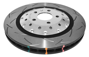 DBA 13-16 Audi RS5 (w/ Scalloped Edge Iron Rotors) Rear 5000 Series Slotted Rotor w/Silver Hat