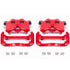 Power Stop 12-19 Ford F-150 Front Red Calipers w/Brackets - Pair