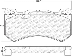 StopTech Mercedes Benz Front Performance Brake Pads