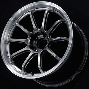 Advan RS-DF Progressive 18x9.0 +25 5-114.3 Machining & Racing Hyper Black Wheel