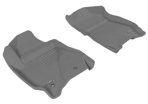 3D MAXpider 2011-2012 Ford/Mazda Escape/Tribute Kagu 1st Row Floormat - Gray