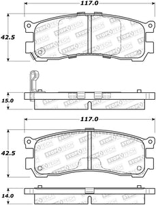 StopTech Street Brake Pads - Front