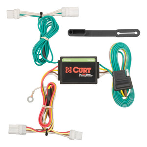 Curt 14-18 Kia Forte5 Custom Wiring Harness (4-Way Flat Output)