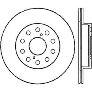 StopTech Sport Slotted 91-95 Toyota MR2 Cryo Rear Right Rotor