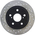 StopTech SportStop 10-13 Scion tC Slotted & Drilled Right Rear Rotor