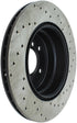 StopTech Sport Cross Drilled Brake Rotor - Front Left