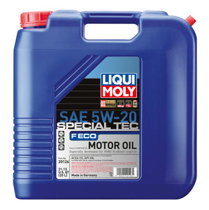 LIQUI MOLY 20L Special Tec F ECO Motor Oil SAE 5W20