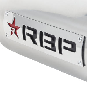 RBP RX-1 Polished Dual-Badged Exhaust Tip Inlet 3.5in. / Outlet 4.5in. / Length 12in. - SS