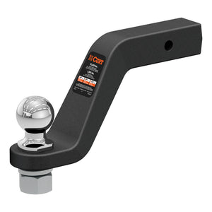 Curt Loaded Forged Ball Mount with 2-5/16in Ball (2in Shank, 15,000 lbs, 6in Drop)