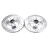 Power Stop 99-02 Infiniti G20 Front Evolution Drilled & Slotted Rotors - Pair