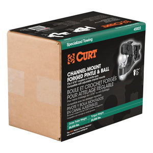 Curt Replacement Channel Mount Ball & Pintle Combination (2-5/16in Ball 20000lbs)