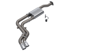 QTP 15-18 Ford F-150 CC/EC Standard Bed 304SS Screamer Cat-Back Exhaust w/3in Tips