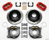 Wilwood Dynapro Low-Profile 11.00in P-Brake Kit Drill-Red Chevy 12 Bolt Spcl 2.81in Offset