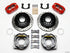 Wilwood Dynapro Low-Profile 11.00in P-Brake Kit Drill-Red New Big Ford 2.50in Offset
