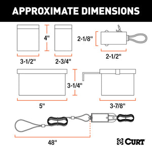 Curt Soft-Trac 2 Breakaway Kit w/Charger