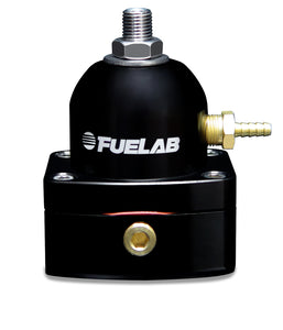 Fuelab 515 EFI Adjustable FPR 90-125 PSI (2) -6AN In (1) -6AN Return - Black