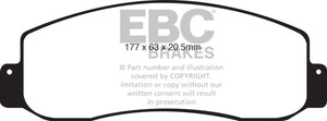 EBC 05-07 Ford F250 (inc Super Duty) 5.4 (2WD) Ultimax2 Front Brake Pads