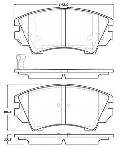 StopTech Performance Front Brake Pads 11-16 Chevy Caprice