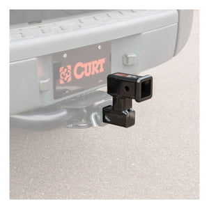 Curt Raised Receiver Adapter (2in Shank Not for Towing Use 4-1/4in Rise)