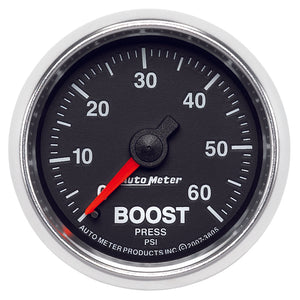 Autometer GS 52mm 0-60 psi Mechanical Boost Gauge