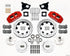 Wilwood Dynapro 6 Front Hub Kit 12.19in Drilled Red AMC 71-76 OE Disc w/o Bendix Brakes