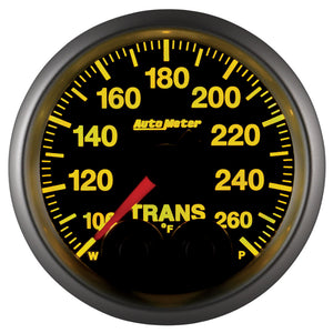 Autometer Elite 52mm 100-260 Degress F Trans Temperature Peak and Warn Gauge w/ Electonic Control