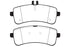 EBC 2015+ Mercedes-Benz C63 S AMG (W205) 4.0L Twin Turbo Redstuff Rear Brake Pads