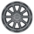 Black Rhino Chase 20x9.0 6x135 ET12 CB 87.1 Matte Gunmetal Wheel